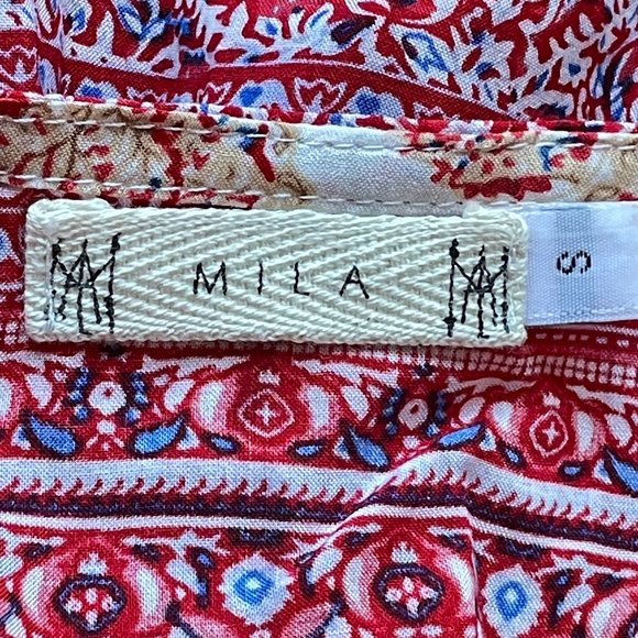 MILA Boho Peasant Dress Size S - Picture 5 of 5